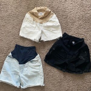 Maternity SHORTS Bundle- full panel